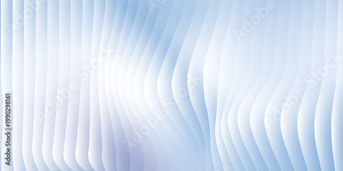 Photo texture background with soft blue gradient, vertical ripple lines and frosted translucent effect.  gradient shiny glass