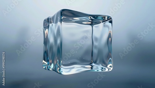ice cubes in water