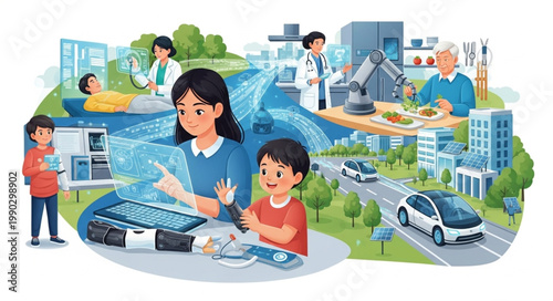 Futuristic Healthcare and Technology Innovations - A Vision of the Future.