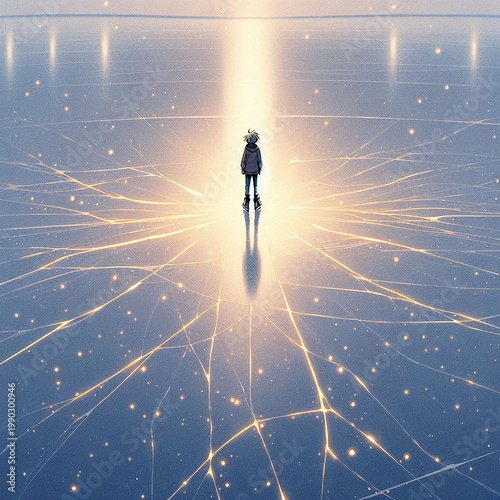 Alone Among Kintsugi Fragments