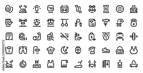 Gym Fitness Weight Icon