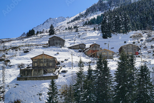Image of Kackar mountain ranges and plateaus in Rize province.