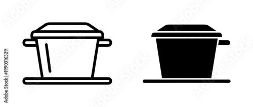 Vietnamese Coffee Filter Phin Icon Set