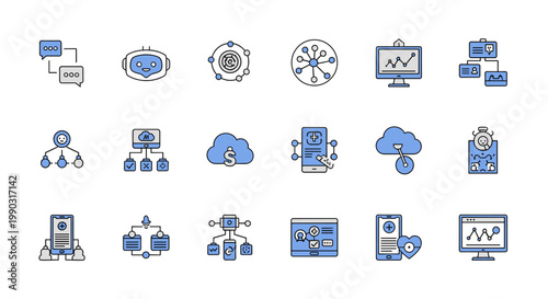 Modern illustration depicting a mobile phone connected to a network, symbolizing data flow, connectivity and digital communication, ideal for tech blo