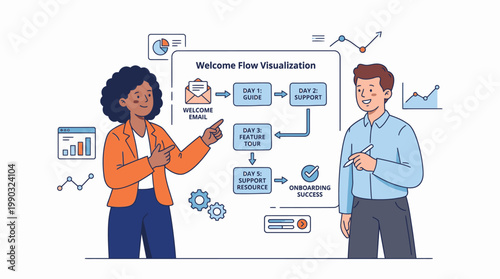 Diverse Business Partners Engaging in Data Analysis and Strategy Discussion in Modern Office Environment