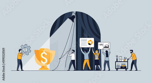 People Working Business Team Collaboration.