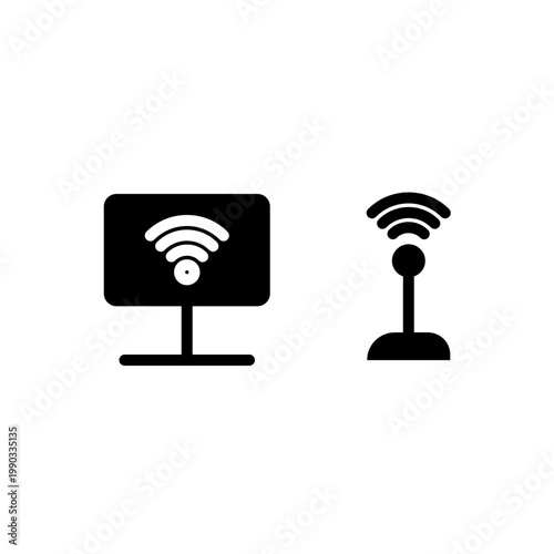 IoT Platform Solid Icon