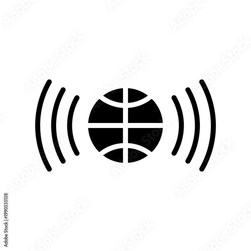 Sensor Network Solid Icon
