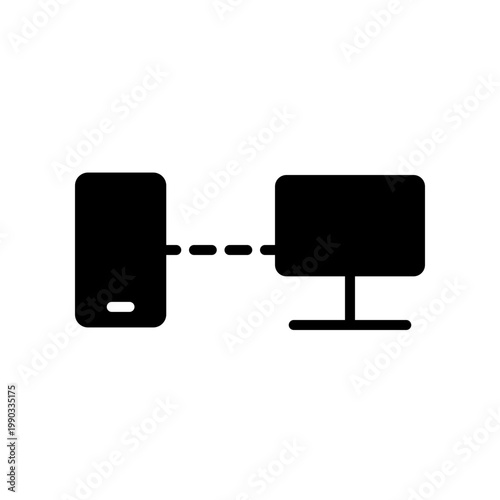 Connected Device Solid Icon