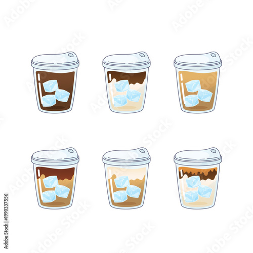 coffee cup lid set