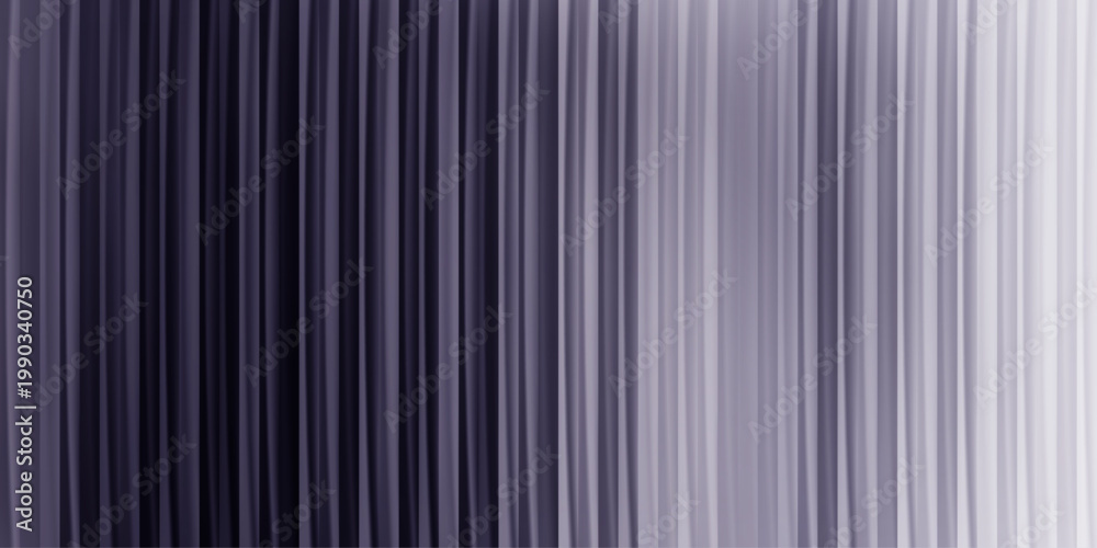 Fototapeta premium Neutral gray gradient, chrome metal glass texture with riddle glass ripple and subtle fractal glow, vertical refraction stripes, minimal abstract background. Vector illustration