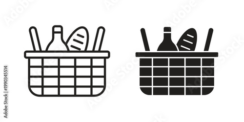 Picnic icon for web and mobile app. Vector icons