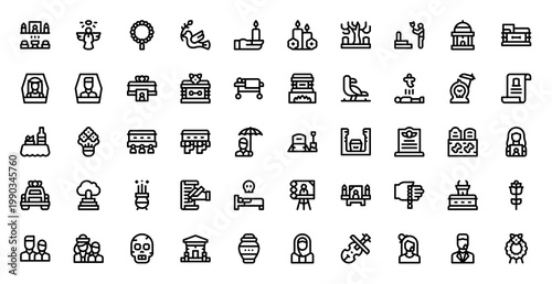 Funeral Memorial Service Icon