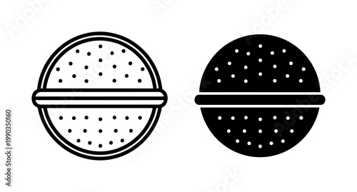 Mesh Tea Infuser Ball Icon Set