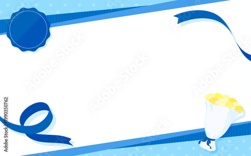 シンプルな父の日ギフトテンプレート_文字なし_横