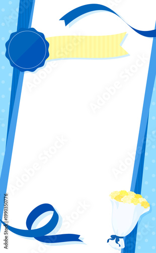 シンプルな父の日ギフトテンプレート_文字なし_縦