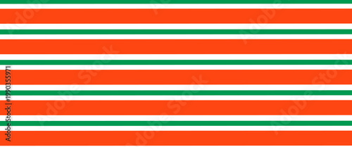 Christmas seamless pattern. Red and green diagonal stripes background. Candy cane repeating decoration wallpaper. Winter holiday lines backdrop. Xmas peppermint present wrapping print design. Vector