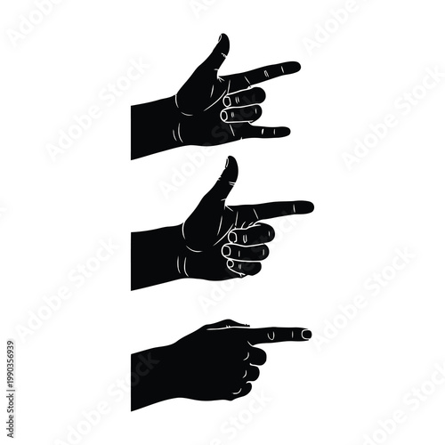 Hands making rock on sign with fingers