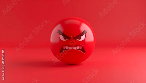 Angry Red Emoji.