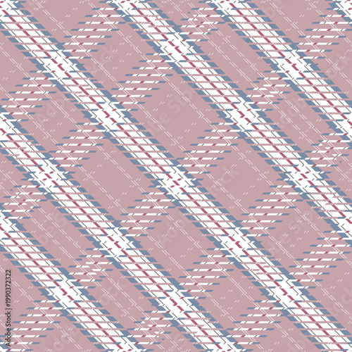 seamless plaid pattern with pink blue and white colors