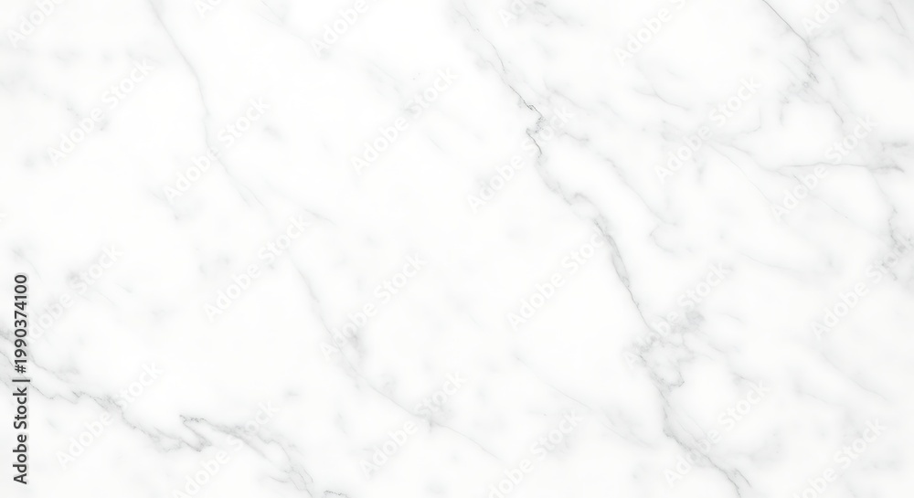 Obraz premium Classic white marble texture with soft grey veins for clean bright interior design and luxury minimalist architectural background featuring polished natural stone surface for premium flooring.