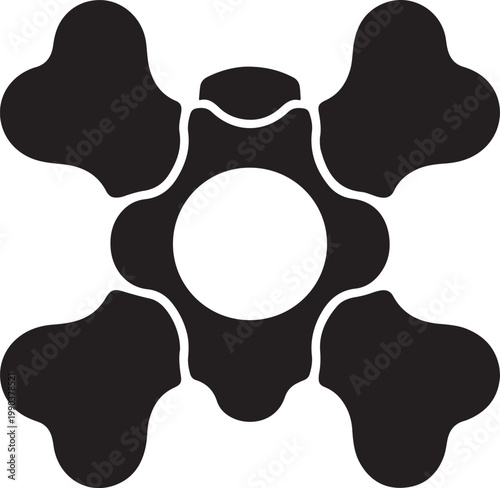 Spine disc icon. Simple illustration of spine disc vector icon for web design isolated on white background