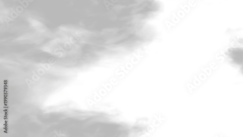 Bild auf Leinwand Gray overcast cloudy sky with soft white clouds on bright background