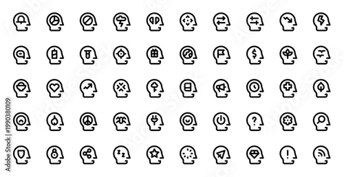 Human Mind Psychology Icon