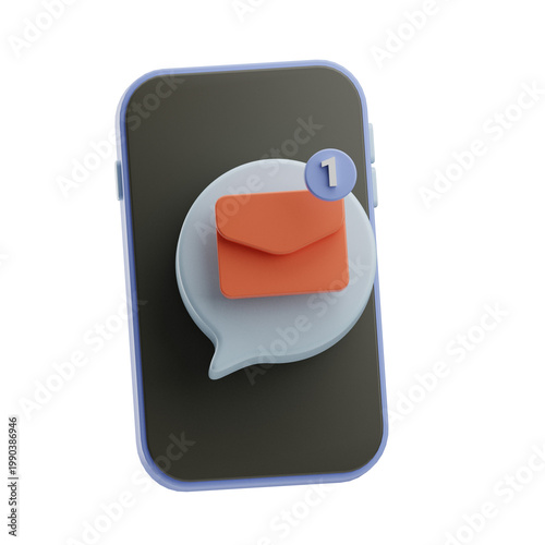 Smartphone with Notification Badge