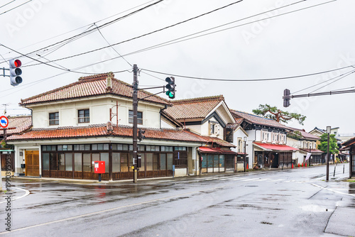 Street view of Kitakata Otazuki,  Important Preservation Districts for Groups of Traditional Buildings, Japan