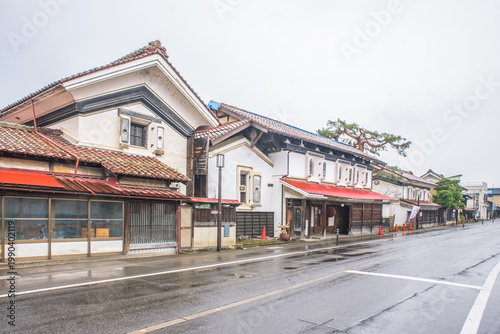 Street view of Kitakata Otazuki,  Important Preservation Districts for Groups of Traditional Buildings, Japan