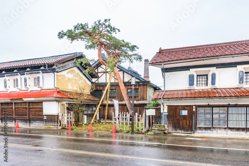 Street view of Kitakata Otazuki,  Important Preservation Districts for Groups of Traditional Buildings, Japan