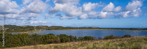 Ausblick von Klein Zicker nach Groß Zicker, Mönchgut, Insel Rügen, Ostsee, Mecklenburg-Vorpommern, Deutschland