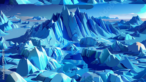 abstract blue background with stars