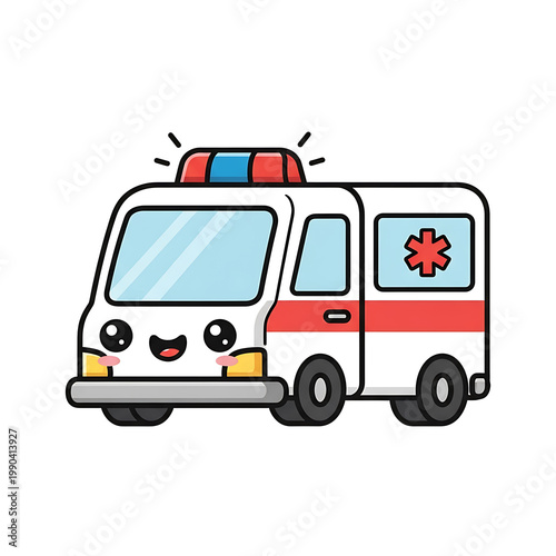 Cartoon Ambulance.