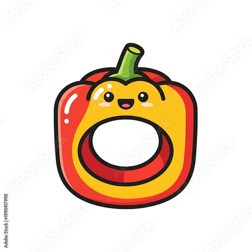 Cute Pepper Character.