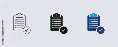 A clipboard with a checklist, task management, completion, or to-do lists, successfully completed tasks, authorized procedures, website designs, mobile applications, and business presentations.