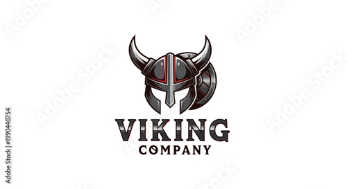 Wallpaper Mural Viking Helmet Company Logo Design. Torontodigital.ca