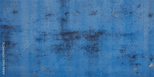 фотографія Blue grunge painted wood texture on a vintage aged wall surface with a dirty rou