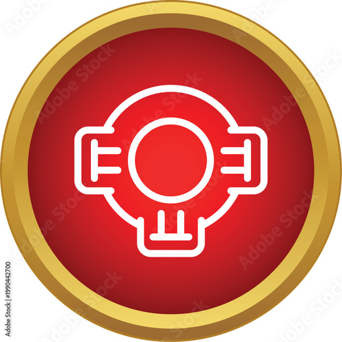 Diving helmet icon showing marine exploration and underwater adventure gear