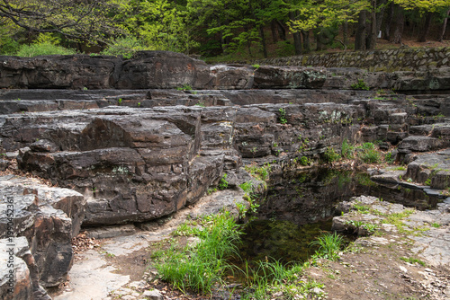 Принти на полотні 옥산서원 앞 자계천 변 세심대 계곡, Sesimdae Valley along Jagyecheon Stream in front of Oksanse