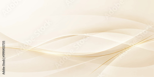 Abstract blue wavy vector illustration with smooth futuristic lines and flowing digital wave pattern background