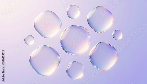 water drops on purple background
