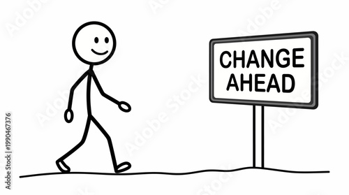 Optimistic journey towards new horizons, embracing the inevitable future changes