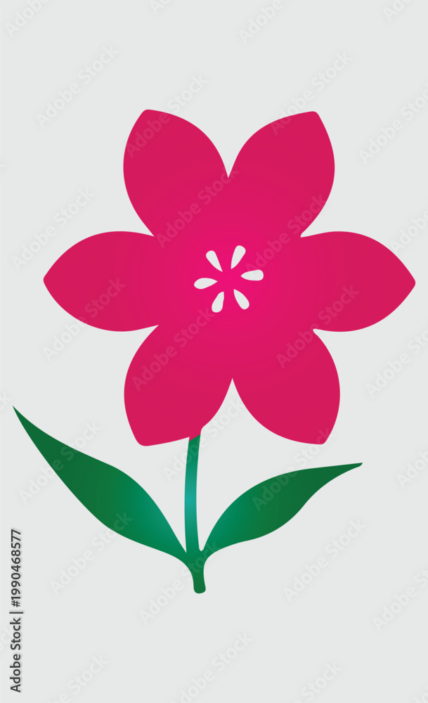 Fototapeta premium pink flower vector