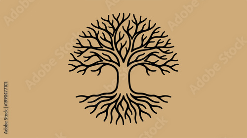 Elegant Tree of Life Symbolizing Growth and Connection.