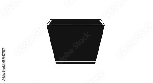 Black cup icon simple design