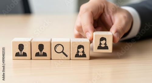 Strategic human resources selecting the right candidate for a crucial role in a modern business environment