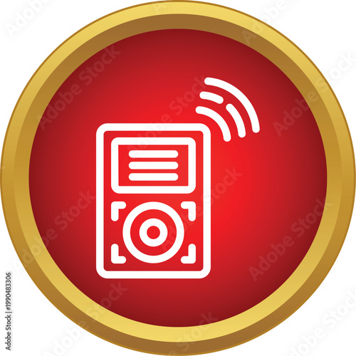 Digital music player transmitting wireless audio content