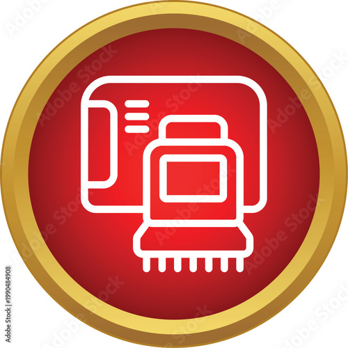 Electric sander icon displaying a power tool for renovation and carpentry projects